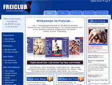 Tablet Screenshot of freiclub.com